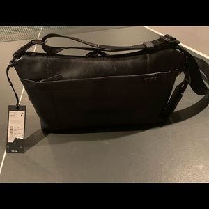 Tumi Como Compact Cross Body Leather Bag